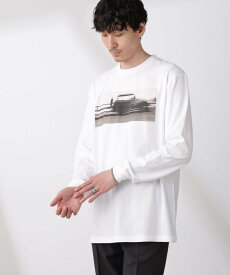 【SALE／50%OFF】NANO universe 「着るアート」Herbert List/Magnum Photos Tシャツ長袖 ITALY ナノユニバース トップス カットソー・Tシャツ ホワイト