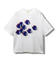 【SALE／40%OFF】CORISCO CORISCO熱帯魚柄TEE(MENS)(WOMENS) サンコーバザール トップス カットソー・Tシャツ