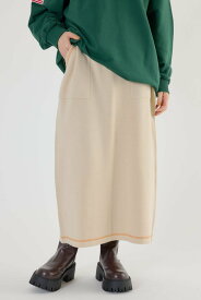 RODEO CROWNS WIDE BOWL スウェットライクスカート ロデオクラウンズワイドボウル スカート ロング・マキシスカート グレー ブラック グリーン【送料無料】