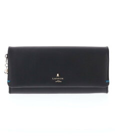 LANVIN en Bleu セシル フラップ長財布 クイーポ 財布・ポーチ・ケース 財布 ブラック ピンク グレー ブルー【送料無料】