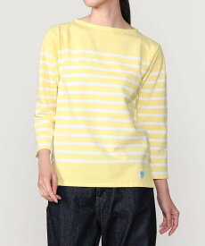 Bshop ORCIVAL ｜ ラッセルフレンチセーラーTシャツ WOMEN ビショップ トップス カットソー・Tシャツ ブルー イエロー ネイビー【送料無料】