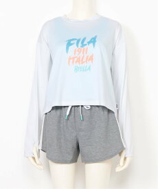 【SALE／37%OFF】FILA FILA/(W)Tシャツ+タンキニ4点セット ニッキー 水着・スイムグッズ 水着 ホワイト ブラック イエロー【送料無料】