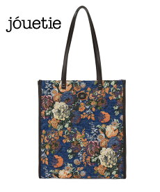 jouetie jouetie/(W)【jouetie/ジュエティ】ゴブランフラワー フラットトートバッグ スタイルコード バッグ トートバッグ ブラウン レッド グリーン ブルー ブラック【送料無料】
