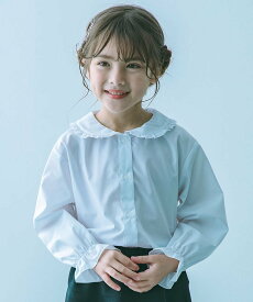 devirock フォーマル 襟がえらべる デザインブラウス 子供服 キッズ 女の子 シャツ 26SS デビロック トップス シャツ・ブラウス ホワイト