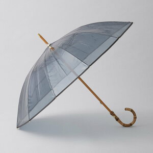 Traditional Weatherwear CLEAR UMBRELLA BAMBOO �G���I�|�[�� �t�@�b�V�����G�� �܂肽���ݎP �u���[ ���b�h�y���������z
