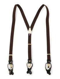 SHIPS MEN ALBERT THURSTON: 2.5cm ヘリンボーン サスペンダー シップス ファッション雑貨 サスペンダー ブラウン ブラック ネイビー ブルー【送料無料】