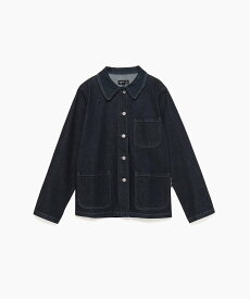 agnes b. FEMME KA17 VESTE デニムワークジャケット アニエスベー ジャケット・アウター その他のジャケット・アウター ネイビー【送料無料】