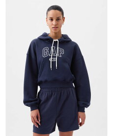 【SALE／64%OFF】GAP (W)GAPアーチロゴ パーカー ギャップ トップス パーカー・フーディー ネイビー