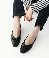 【SALE／40%OFF】Fin スクエアトゥVカットバレエシューズ【低反発スポンジ入り】 フィン シューズ・靴 バ…