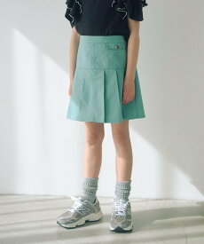 【SALE／10%OFF】UNITED ARROWS green label relaxing ツイルプリーツ キュロット スカート / キッズ 100cm-160cm ユナイテッドアローズ グリーンレーベルリラクシング スカート その他のスカート グリーン ベージュ ネイビー