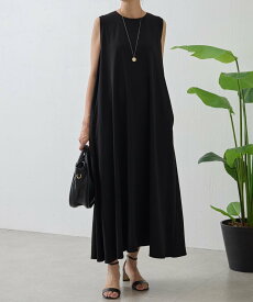 BEARDSLEY 《完売サイズ追加検討中》ストレッチジョーゼットマキシワンピ ビアズリー ワンピース・ドレス その他のワンピース・ドレス ブラック ネイビー【送料無料】