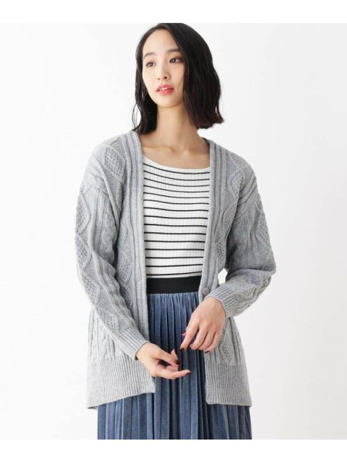 Soup ベルテッドケーブル編みニットカーディガン Rakuten Fashion 楽天ファッション 旧楽天ブランドアベニュー V Soup ベルテッドケーブル編みニットカーディガン Rakuten Fashion 楽天ファッション 旧楽天ブランドアベニュー V