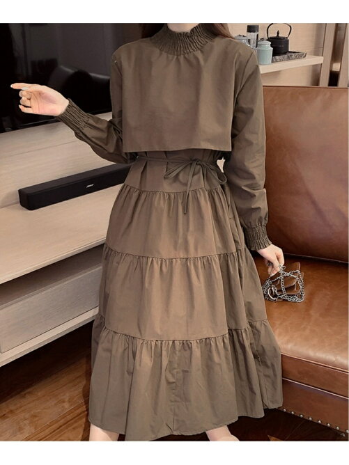 Primazel Primazel セットアップ風ウエストリボン長袖ティアードワンピース Rakuten Fashion 楽天ファッション 旧楽天ブランドアベニュー Bj9071 Primazel Primazel セットアップ風ウエストリボン長袖ティアードワンピース Rakuten Fashion 楽天ファッション 旧楽天ブランドアベニュー Bj9071