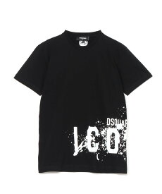 DSQUARED2 ICON SPLASH COOL FIT T-SHIRT ディースクエアード トップス カットソー・Tシャツ ブラック ホワイト【送料無料】