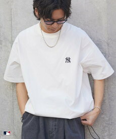 【SALE／10%OFF】PUBLUX MLB 別注 ワンポイント刺繍ドローコードTシャツ【限定展開】 フリークスストア トップス カットソー・Tシャツ ホワイト グレー ブラック グリーン ネイビー【送料無料】