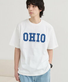 【SALE／35%OFF】coen カレッジアニマルプリントTシャツ コーエン トップス カットソー・Tシャツ ホワイト ネイビー グレー ブラック