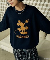 楽天市場】ディズニー（カラーネイビー）（ニット・セーター｜トップス