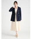 【セットアップ対応】ダブルブレストクラシカルジャケット