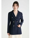 【セットアップ対応】ダブルブレストクラシカルジャケット