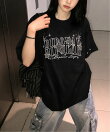 MEMECLE/(W)【 MEMECLE / メメクル 】スターロゴ オーバーサイズTシャツ
