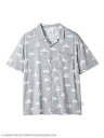 gelato pique 【ドラゴンクエスト】【メンズ】総柄半袖シャツ ジェラートピケ トップス カットソー・Tシャツ ネイビー…