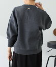 《人気シリーズ/9色》スウェットライクVニット