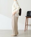 《人気シリーズ/9色》スウェットライクVニット