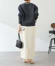 《人気シリーズ/9色》スウェットライクVニット