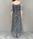 wave piping frare dress