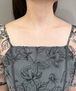 wave piping frare dress