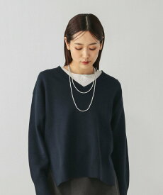 【SALE／60%OFF】GLOBAL WORK スウェットライクVネックプルオーバー/601625 グローバルワーク トップス ニット グリーン ピンク ネイビー イエロー ブルー