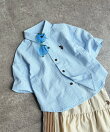 【KIDS】【U.S. POLO ASSN.】シアサッカー半袖シャツ