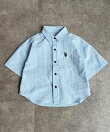 【KIDS】【U.S. POLO ASSN.】シアサッカー半袖シャツ