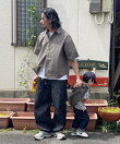 【KIDS】【U.S. POLO ASSN.】シアサッカー半袖シャツ