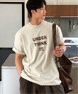 NOWLE/(M)【NOWLE】メッセージロゴ プリント クルーネック 半袖 Tシャツ