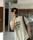 NOWLE/(M)【NOWLE】メッセージロゴ プリント クルーネック 半袖 Tシャツ
