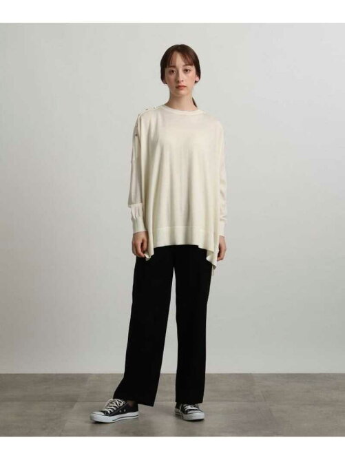 手数料安い L 2点セット ポンチョ風ニット ストレートパンツ セットアップ ワンピースその他 Fests Eu