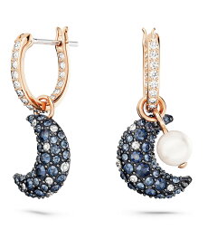 SWAROVSKI 【公式】【スワロフスキー】Luna ドロップピアス, アシンメトリーデザイン スワロフスキー アクセサリー・腕時計 ピアス【送料無料】