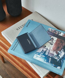 UNITED ARROWS green label relaxing シボ レザーライク フラップ カードケース ユナイテッドアローズ グリーンレーベルリラクシング 財布・ポーチ・ケース 名刺入れ・カードケース グリーン ブラック ネイビー【送料無料】