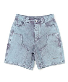 A BATHING APE ACID WASH WORK SHORTS ア ベイシング エイプ パンツ ジーンズ・デニムパンツ ブルー【送料無料】