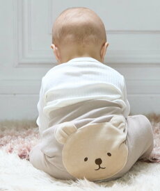 【SALE／20%OFF】petit main 【抗菌防臭】おしりアニマルパンツ ナルミヤオンライン マタニティウェア・ベビー用品 ベビートップス ホワイト ベージュ