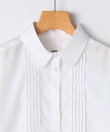 SHIPS KIDS:140~160cm / ピンタック ブラウス