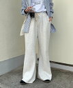 CIAOPANIC TYPY 【-3kg見え】リブダンボールフレアパンツ チャオパニックティピー パンツ その他のパンツ ピンク ホワイト ブラック ブルー イエロー グレー【送料無料】