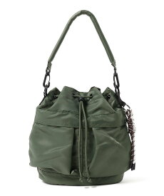 BEAMS HEART MEN 2WAY 巾着 バッグ ビームス ハート バッグ トートバッグ ブラック グリーン【送料無料】