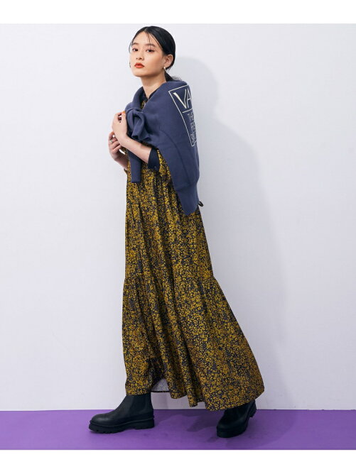 Adam Et Rope プリントパフスリーブワンピース Rakuten Fashion 楽天ファッション 旧楽天ブランドアベニュー Dj3075