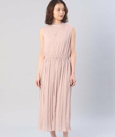 【SALE／50%OFF】UNTITLED シアージョーゼットノースリーブワンピース アンタイトル ワンピース・ドレス その他のワンピース・ドレス グリーン ピンク ネイビー【送料無料】