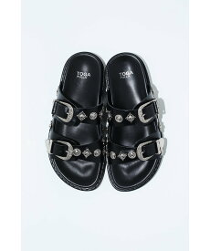 TOGA PULLA Buckle sandals トーガ シューズ・靴 サンダル ブラック【送料無料】