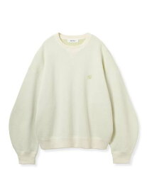 【SALE／50%OFF】Mila Owen バイカラースウェットライクニット ミラオーウェン トップス ニット グレー ピンク【送料無料】