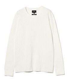 BEAMS MEN 【ビームスの百名品】BEAMS / サーマルカットソー ビームス メン トップス カットソー・Tシャツ ホワイト グレー ネイビー ブラック【送料無料】