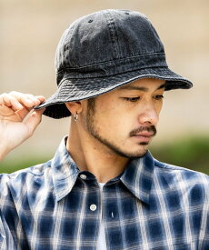 newhattan NEWHATTAN Metro Hat denim/デニムメトロハット ロッキーモンロー 帽子 ハット ブルー ブラック